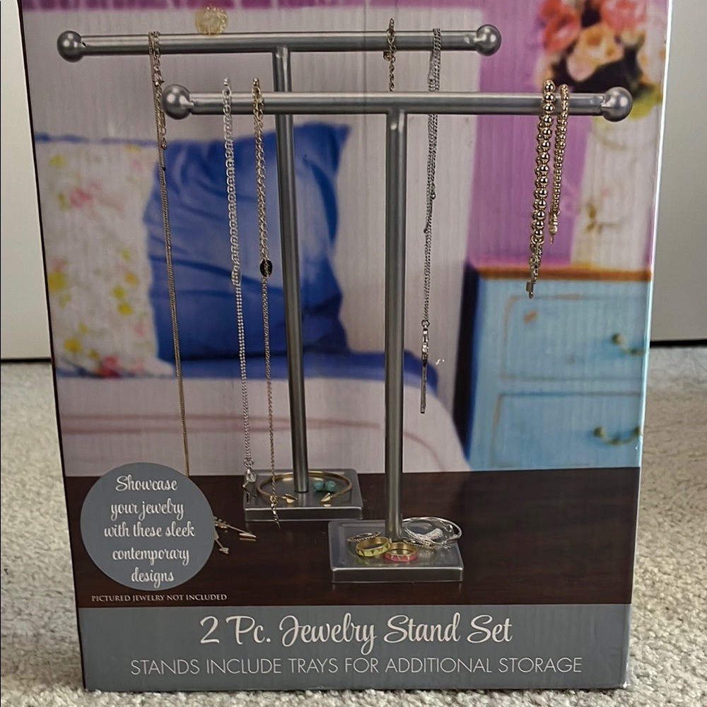 2-Piece Jewelry Stand Set